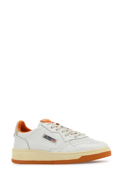 Autry Medalist Low Sneakers In Leather