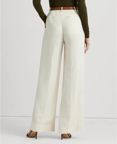 Ralph Lauren Women's Double-faced Georgette Wide-leg Pants