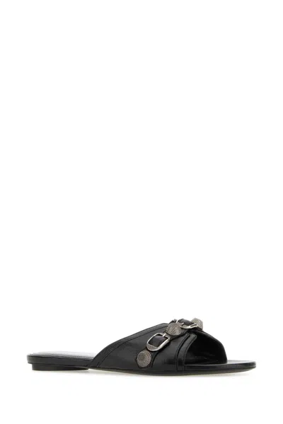 Balenciaga Open-toe Sandals With Decorative Buckle Detail