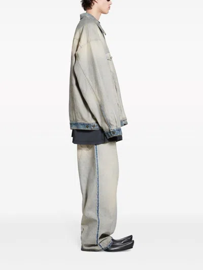 Balenciaga Women's Denim Oversize Jacket
