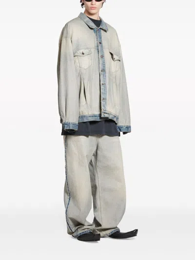 Balenciaga Women's Denim Oversize Jacket