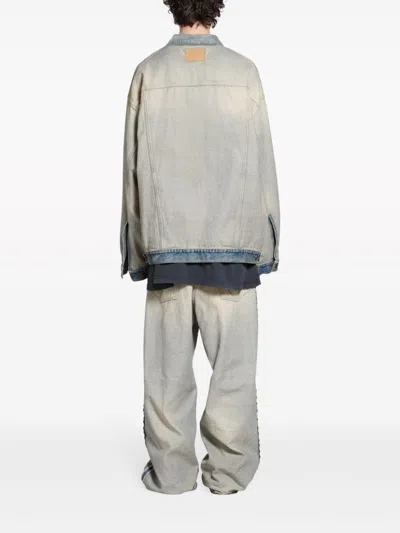 Balenciaga Women's Denim Oversize Jacket