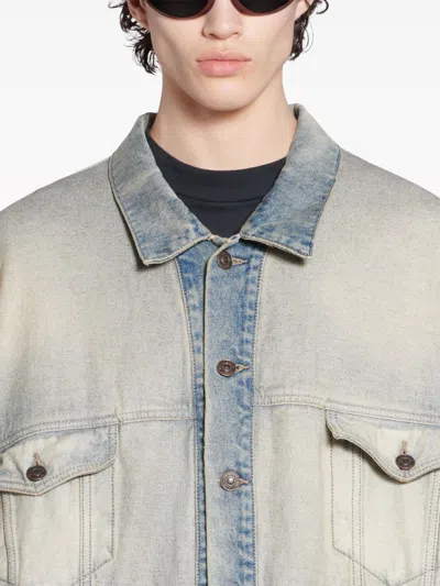 Balenciaga Women's Denim Oversize Jacket