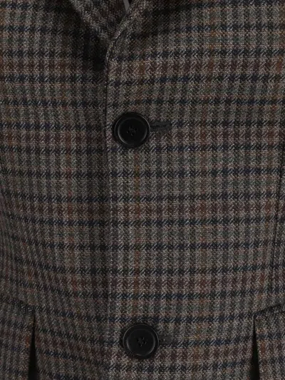 Balenciaga Checked Padded Wool Blazer