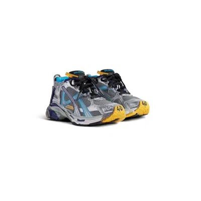 Balenciaga Multicolor Mesh And Rubber Runner Sneakers