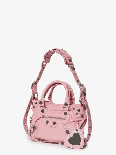 Balenciaga Pink Nappa Leather Neo Cagole Tote M Handbag