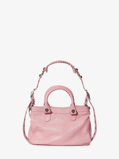 Balenciaga Pink Nappa Leather Neo Cagole Tote M Handbag