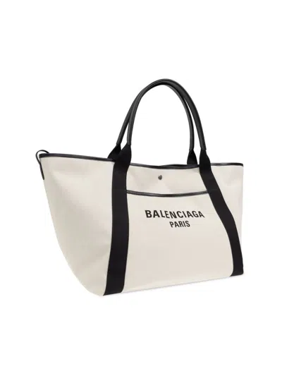 Balenciaga Blackwhite Biarritz S Shopping Bag