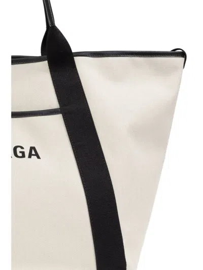Balenciaga Blackwhite Biarritz S Shopping Bag