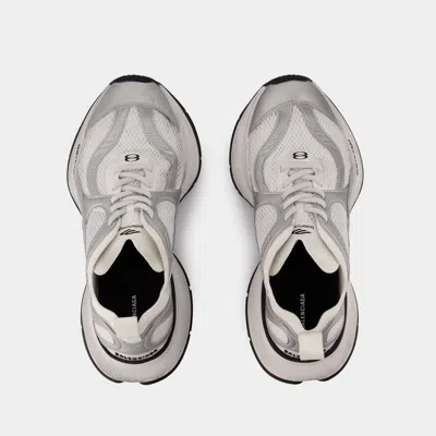 Balenciaga Two-tone Mesh And Fabric Circuit Sneakers