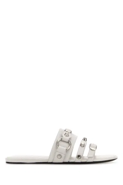Balenciaga City Studded-strap Slide Sandals