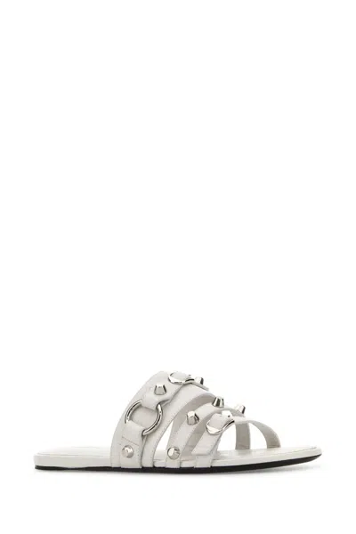 Balenciaga City Studded-strap Slide Sandals