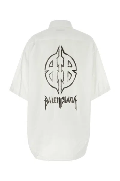 Balenciaga Women's Poplin Oversize Shirt