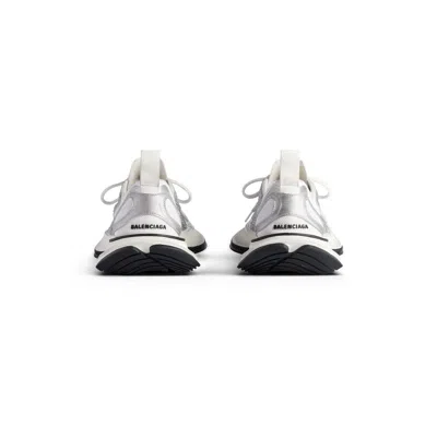 Balenciaga Two-tone Mesh And Fabric Circuit Sneakers