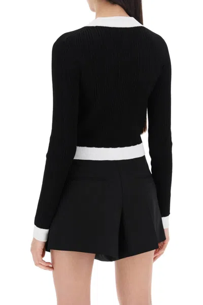 Balmain Viscose-blend Cropped Cardigan