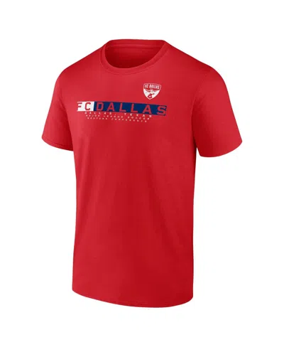 Fanatics Men's Red Fc Dallas Fundamentals T-shirt