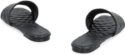 Bottega Veneta Black Leather Amy Slippers