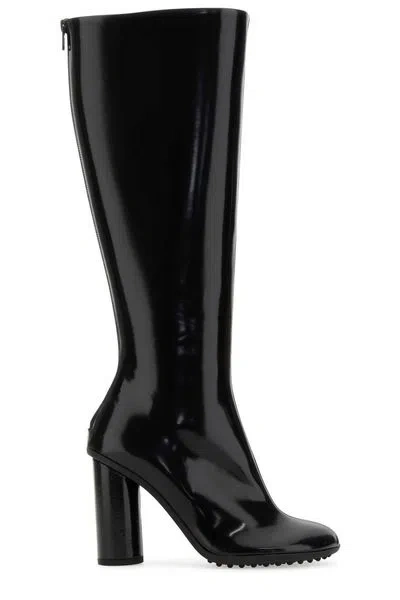Bottega Veneta Black Leather Atomic Boots
