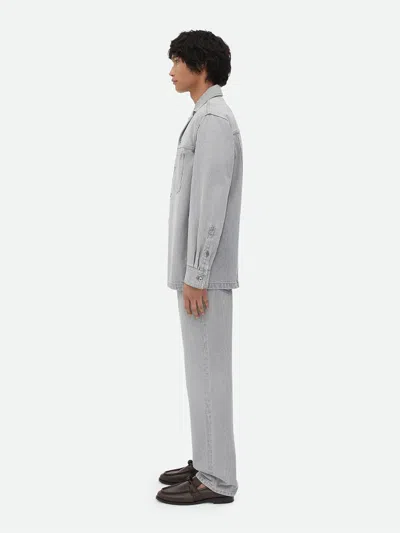 Bottega Veneta Grey Denim Shirt