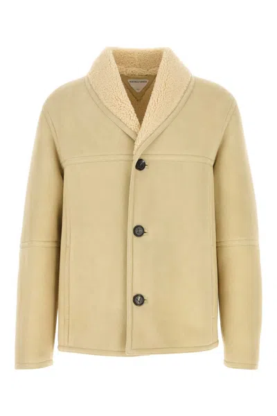 Bottega Veneta Sand Shearling Jacket