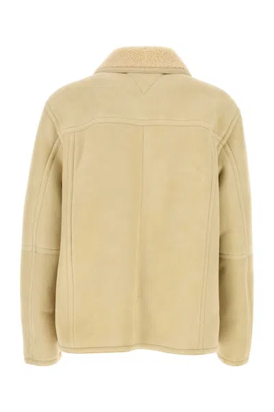 Bottega Veneta Sand Shearling Jacket