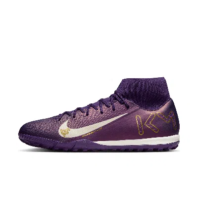 Nike Men's Mercurial Superfly 10 Academy "kylian Mbappã©" Tf High-top Soccer Shoes In Purple