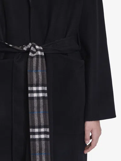Burberry Mid-length Reversible Wool Car Coat