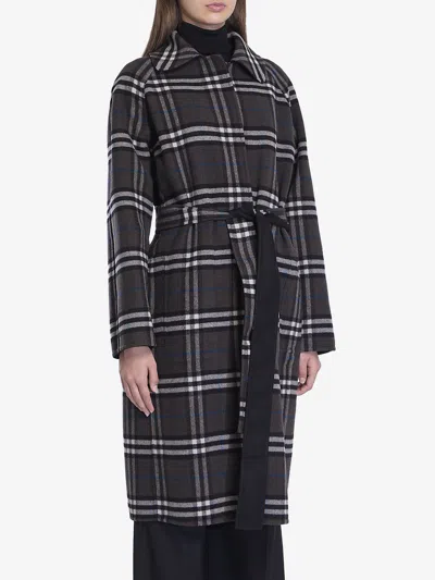 Burberry Mid-length Reversible Wool Car Coat