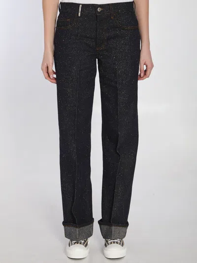 Burberry Melange Blue Denim Jeans