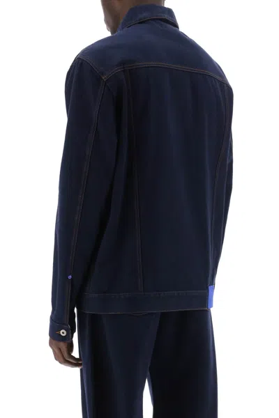Burberry X Harrods Exclusive Japanese-denim Oversized Jacket