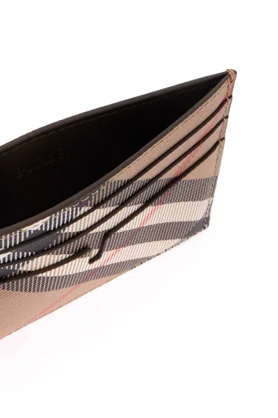 Burberry Embroidered Canvas Card Holder