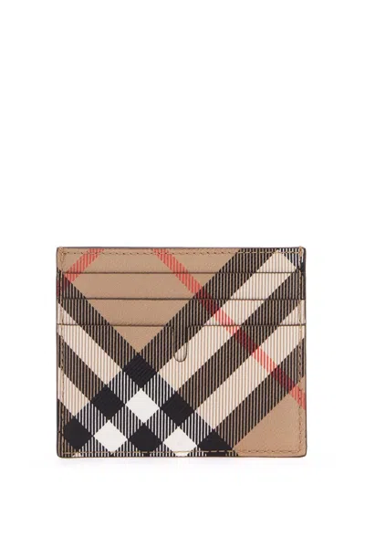 Burberry Embroidered Canvas Card Holder
