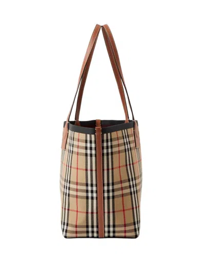 Burberry Medium London Check-pattern Tote Bag