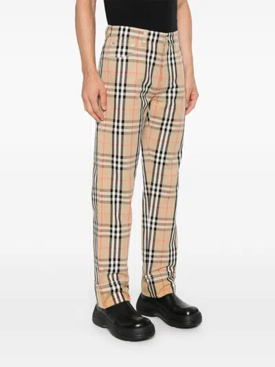 Burberry Embroidered Canvas Pant