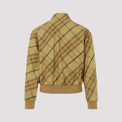 Burberry Embroidered Cotton Bomber Jacket