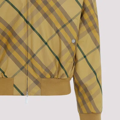 Burberry Embroidered Cotton Bomber Jacket
