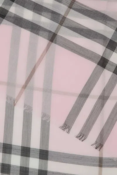 Burberry House Check Wool-silk Blend Scarf