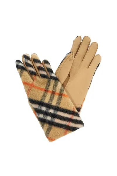 Burberry Embroidered Wool Gloves