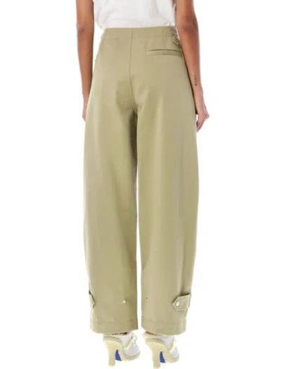 Burberry Adjustable Straps Wide-leg Cotton Pant