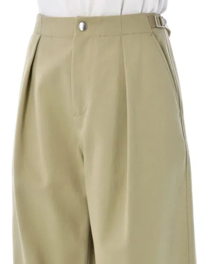 Burberry Adjustable Straps Wide-leg Cotton Pant