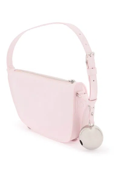 Burberry Woman Pastel Pink Leather Knight Small Shoulder Bag