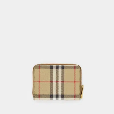 Burberry Printed Canvas Wallet