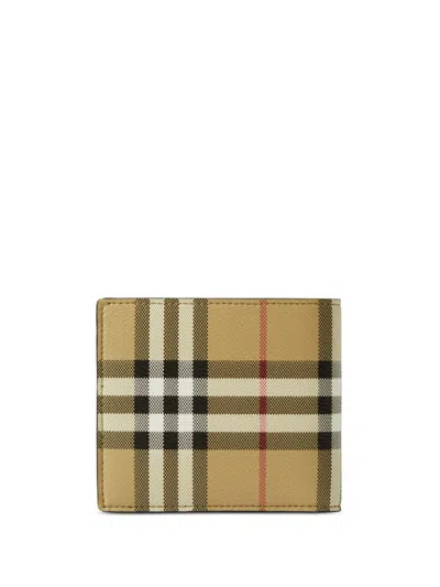 Burberry Folded Check Pattern Wallet
