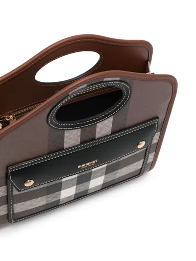 Burberry Printed E-canvas And Leather Mini Pocket Bag Handbag