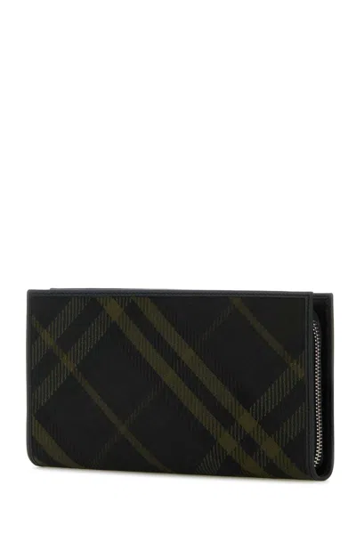 Burberry Printed E-canvas Wallet