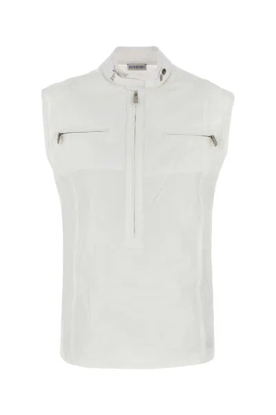 Burberry High Neck Cotton Vest
