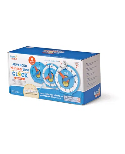Hand2mind Numberline Clock Deluxe, Set Of 6