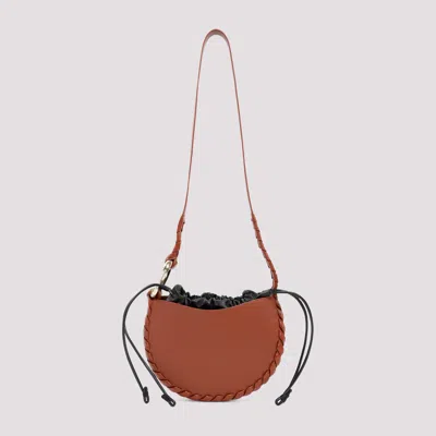 Chloé Brick Leather Small Mate Crossbody Bag