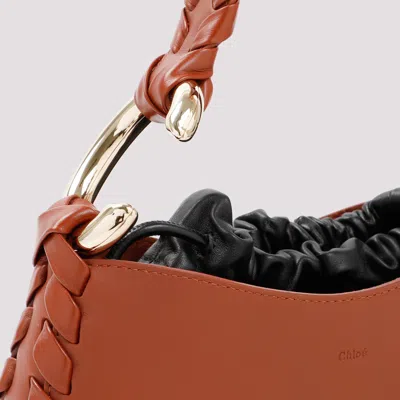 Chloé Brick Leather Small Mate Crossbody Bag
