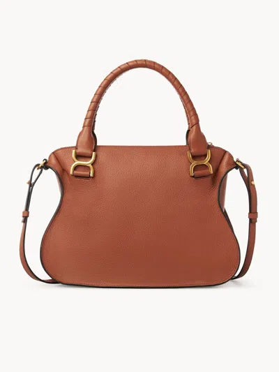 Chloé Brown Leather Medium Marcie Handbag
